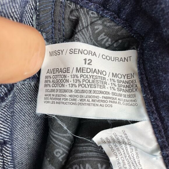 Gloria Vanderbilt Amanda Jeans Size 12 Average EUC - Picture 6 of 6
